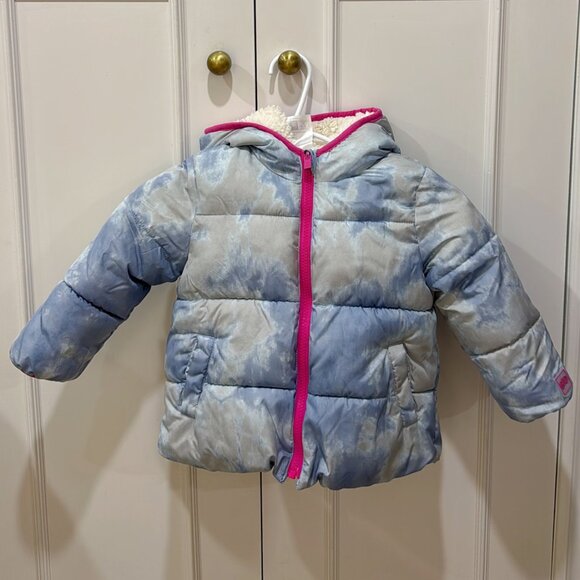Gap Toddler Reversible ColdControl Max Sherpa Puffer Jacket - 3Y - Picture 1 of 6